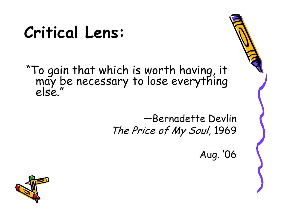 Critical Lens Pt B