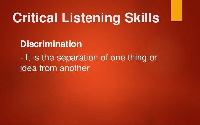 analytical listening