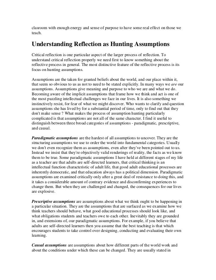 Critically reflective practice brookfield picture