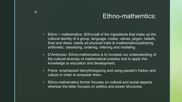 Critical pedagogy for critical mathematics education | PPT