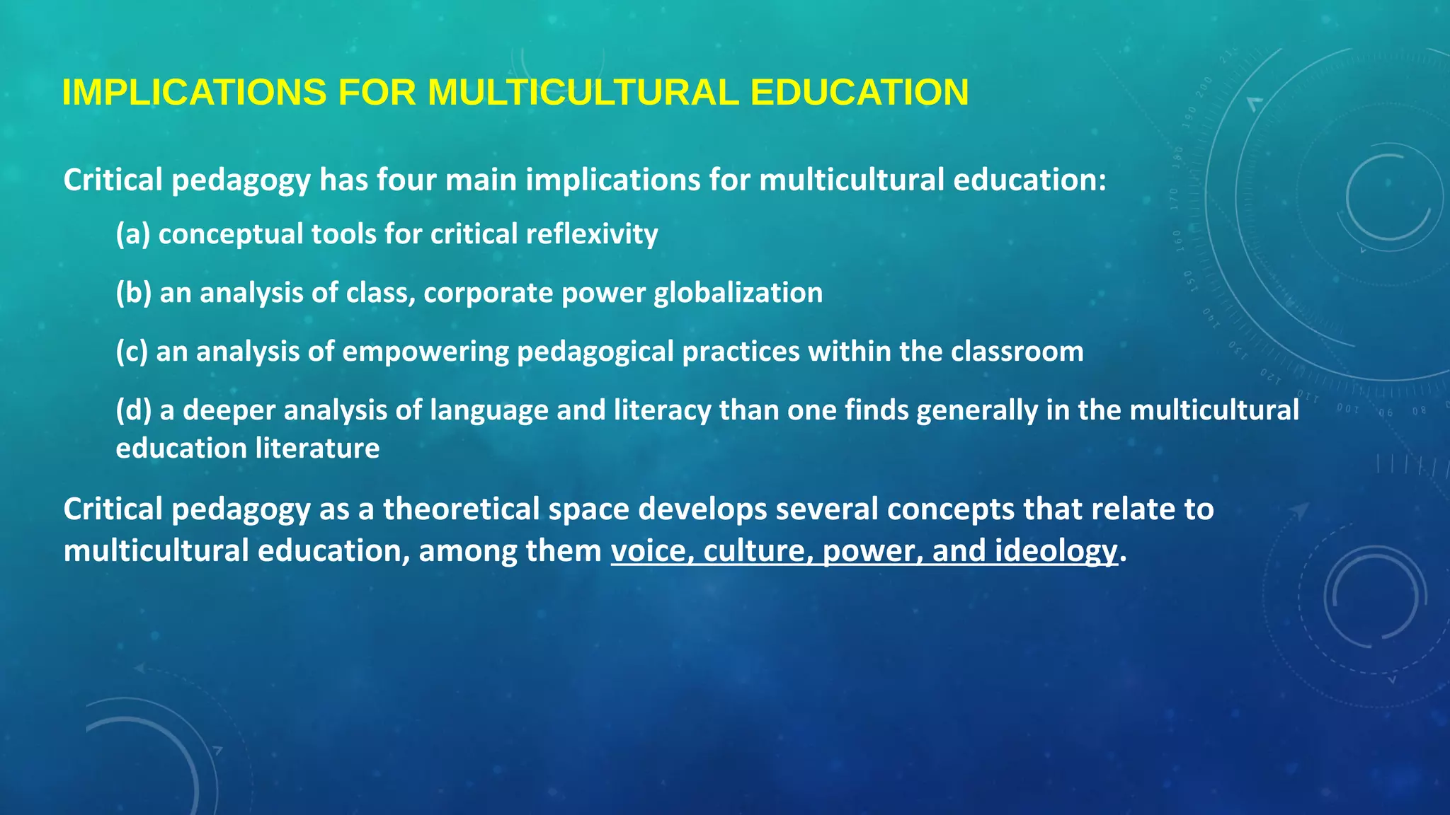 CRITICAL PEDAGOGY, CRITICAL RACE THEORY AND ANTIRACIST EDUCATION ...