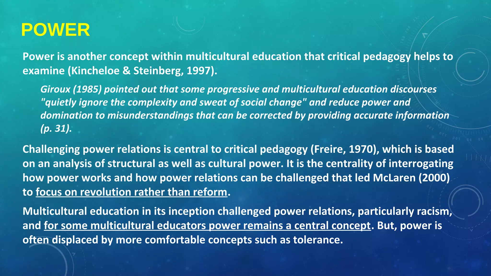 CRITICAL PEDAGOGY, CRITICAL RACE THEORY AND ANTIRACIST EDUCATION ...