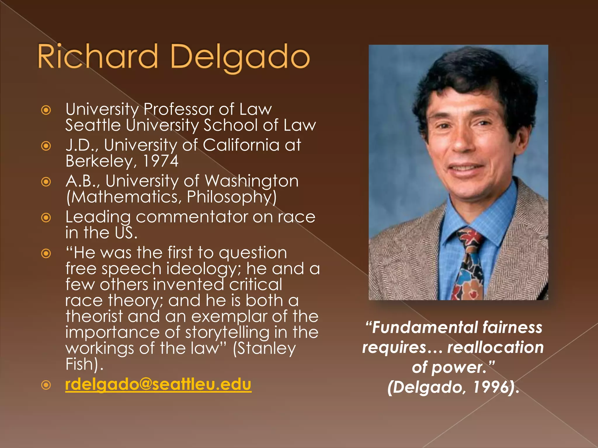 Critical race theoristsContributors in the field