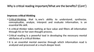 Understanding Critical Reading Eng 211: communication CRITICAL_READING.pptx