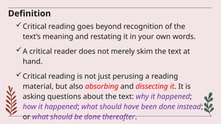 CRITICAL READING AS A FORM OF REASONING.pptx