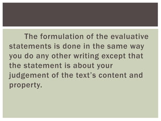 Critical reading as reasoning | PPTX