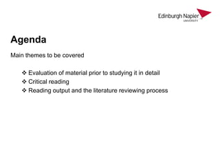 Critical reading skills | PPTX