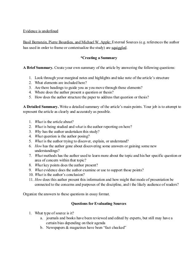 critical reading essay