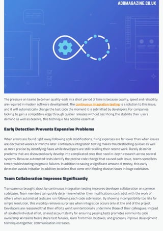 Critical Reasons Why Continuous Integration Testing Matters.pdf