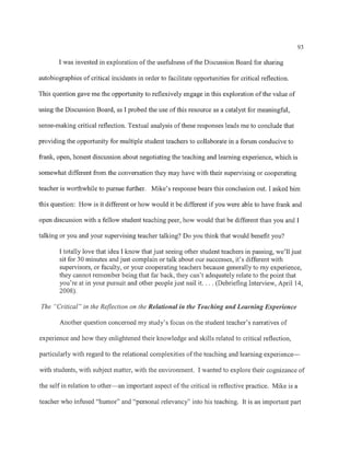 Critical reflection1