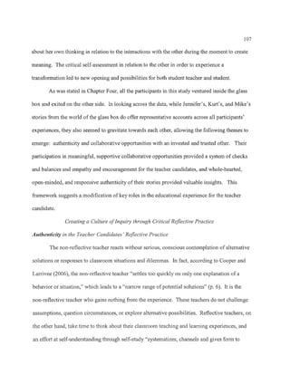 Critical reflection1