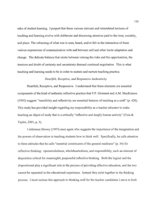 Critical reflection1