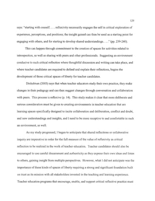 Critical reflection1