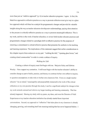 Critical reflection1