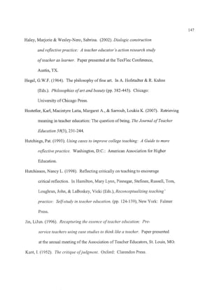 Critical reflection1