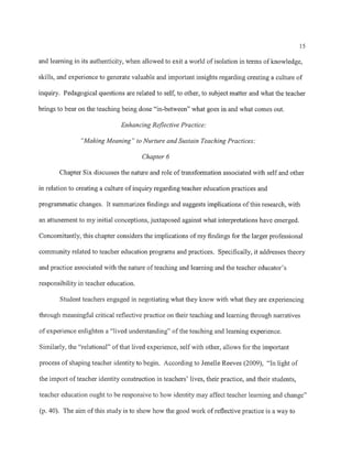 Critical reflection1