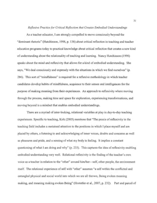 Critical reflection1