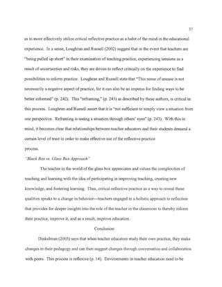 Critical reflection1