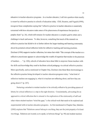 Critical reflection1