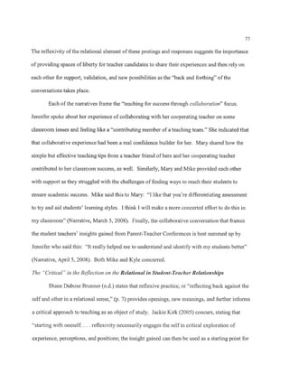 Critical reflection1