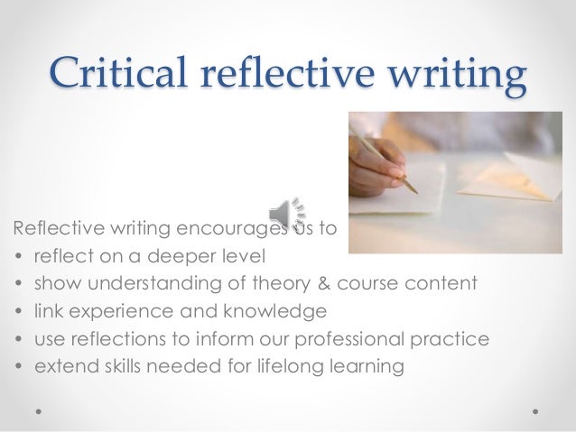 Critical reflective essay