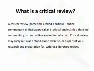 Critical Review of published Research.pptx