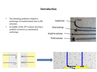 CRITICAL REVIEW ON MECHANICAL ANCHORAGE AS REPLACEMENT OF BENT BAR | PPTX