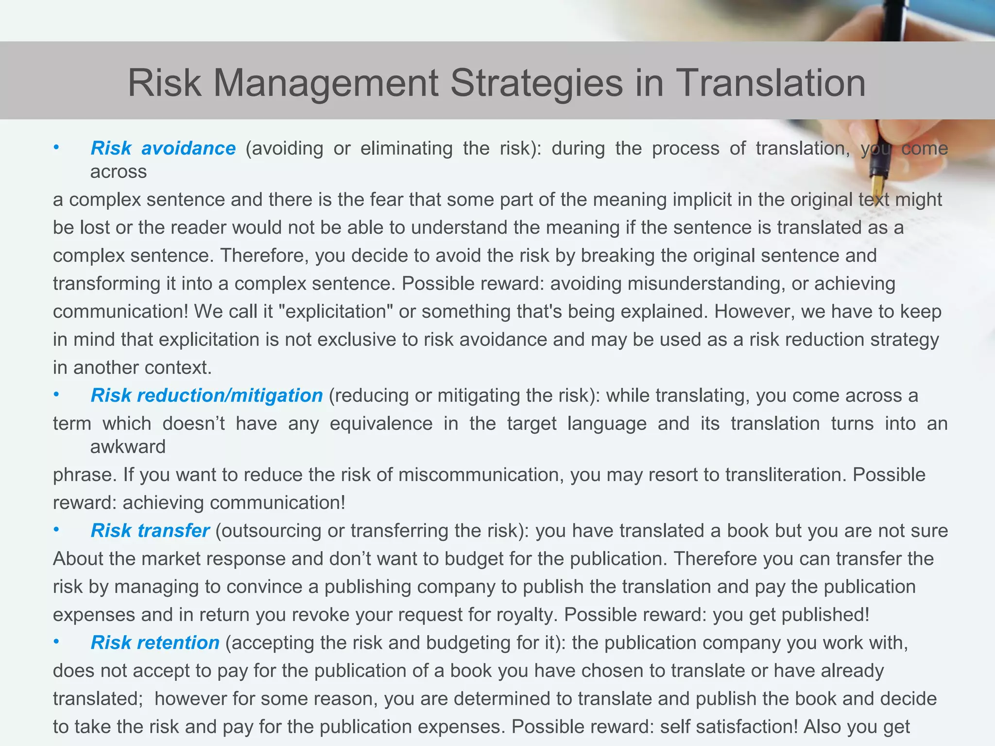 Critical role of_risk_assessment_in_international_projects_en | PPT