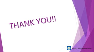 Dept Of Computational Sciences
 