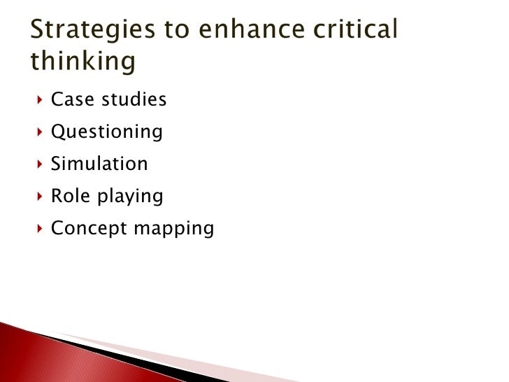 Critical thinking exercises for new nurses