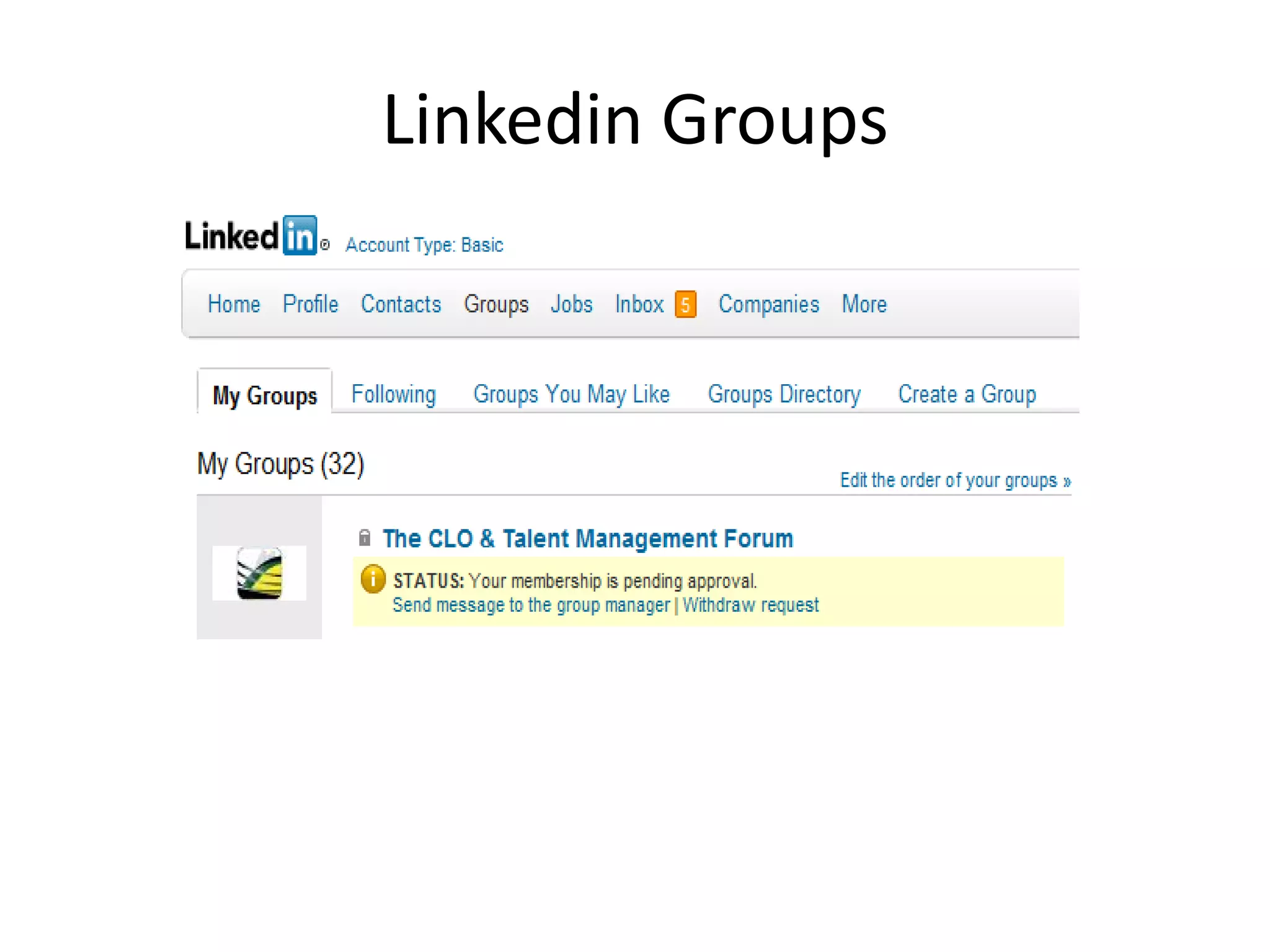 Linkedin Groups