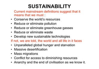 Critical Sustainability