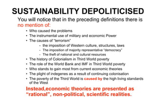 Critical Sustainability