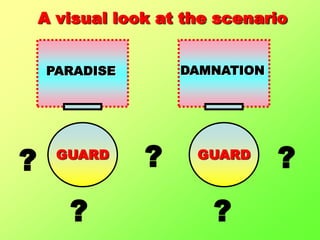 A visual look at the scenarioDAMNATIONPARADISEGUARDGUARD?????