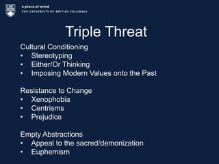Triple ThreatCultural ConditioningStereotyping