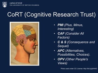 Useful for breaking down complex decisions