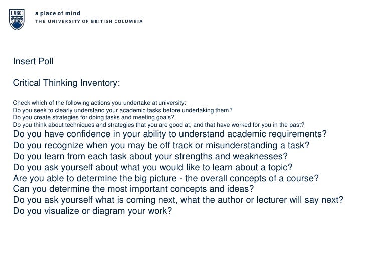 psychological critical thinking inventory (pcti) psychological critical thinking inventory (pcti)