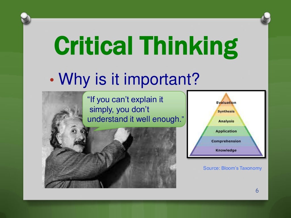 Why is critical thinking important in the workplace picture