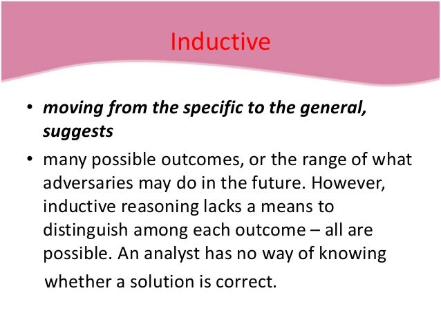 Ndic Critical Thinking And Intelligence Analysis