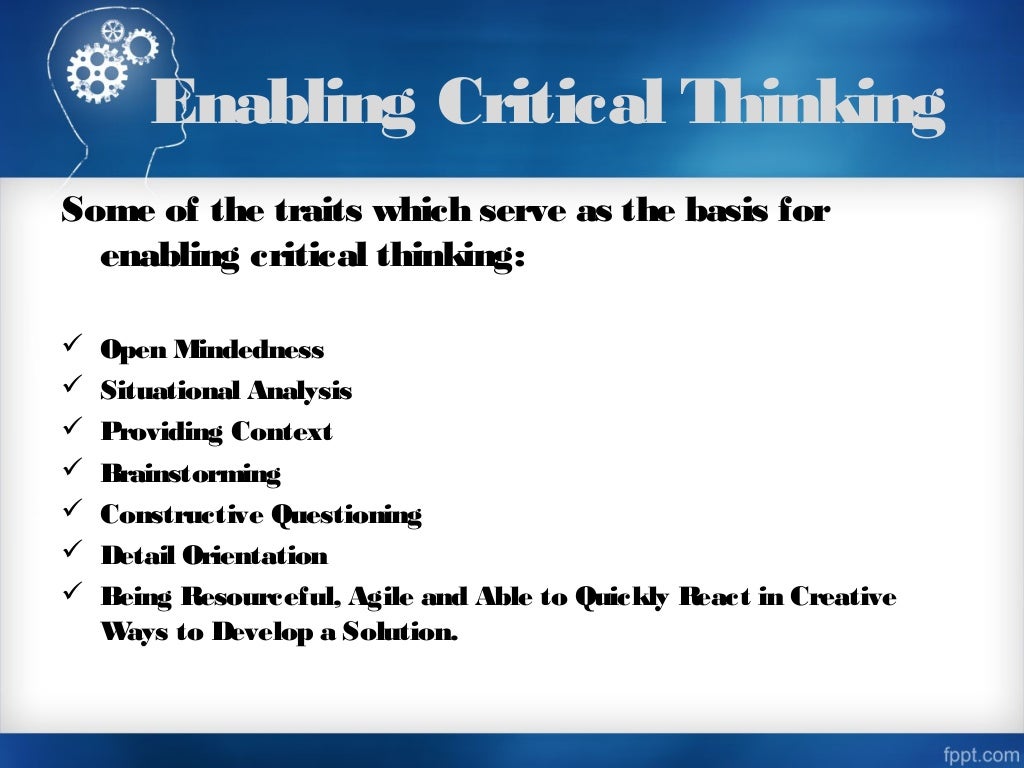Provide examples of how to be an auditor with critical thinking skills picture
