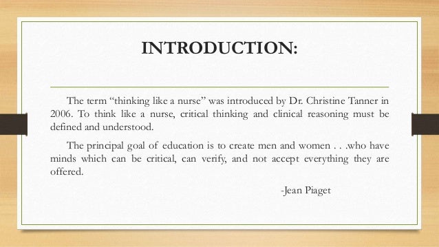 piaget critical thinking