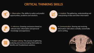 Critical Thinking, Problem Solving, and Decision Making | PPTX