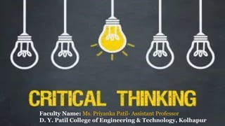 Comprehensive Guide to Critical Thinking: Techniques and Logical ...