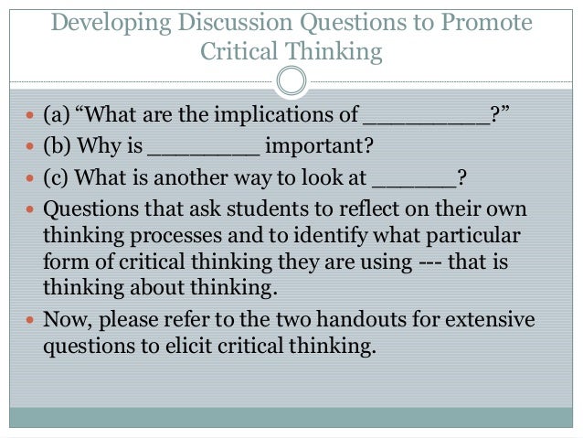 critical thinking activities for nursing students