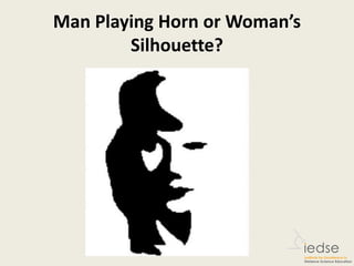 Man Playing Horn or Woman’s
Silhouette?
 