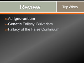 Bulverism Examples Got Logic? Critical Thinking, Logical Structures and Logical Fallacies ...