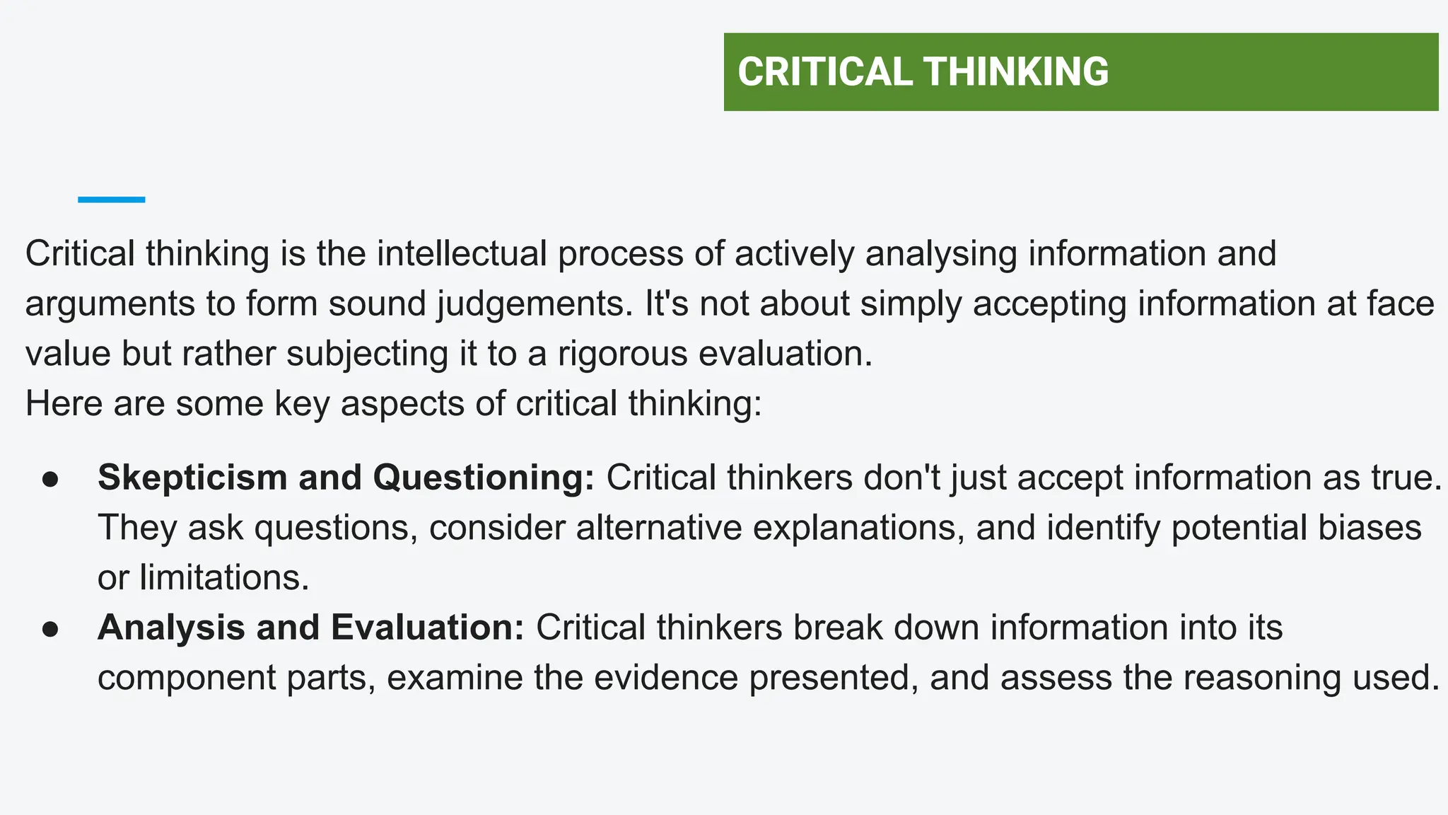 Critical Thinking and Bias with Jibi Moses | PDF