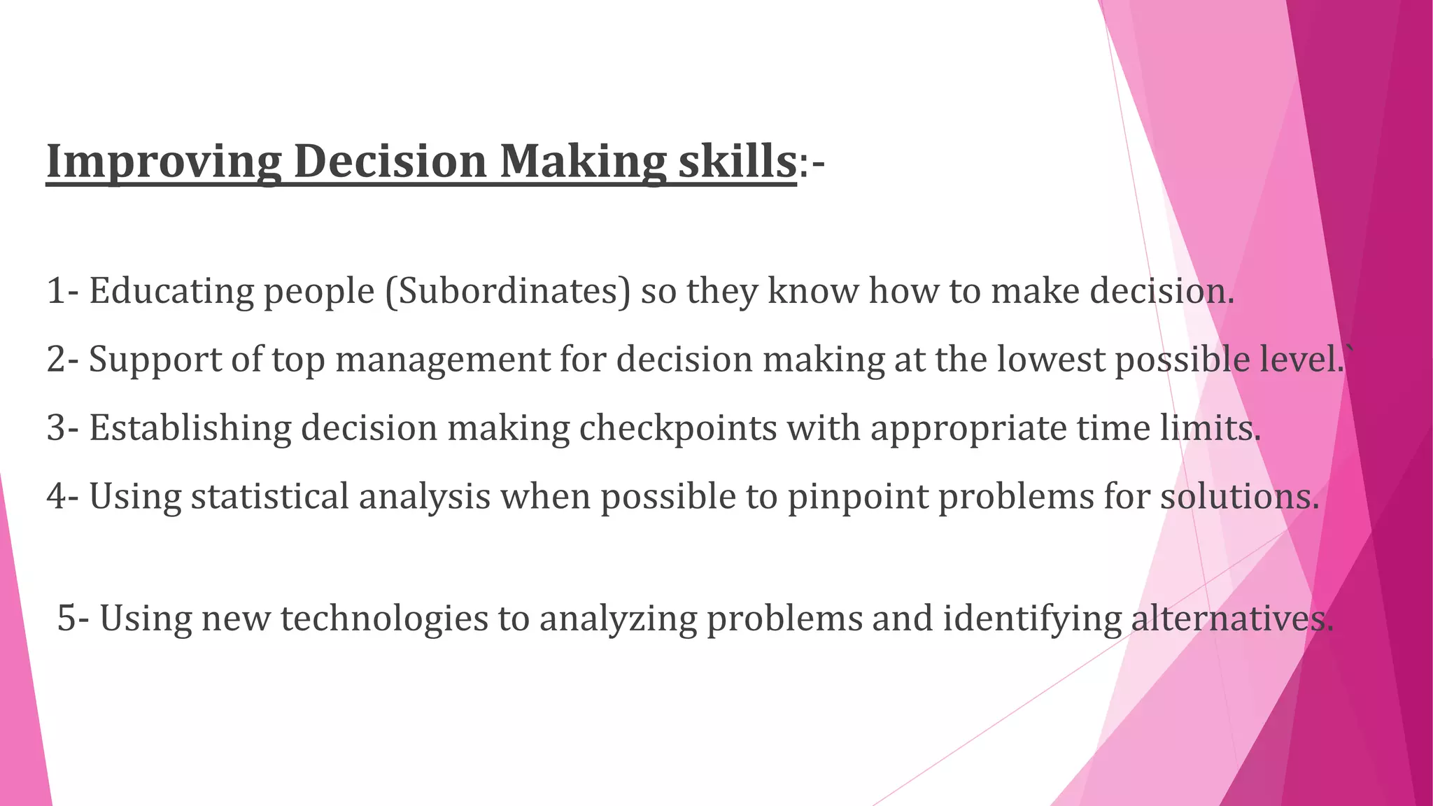 Critical thinking and decision making | PPTX