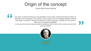 Critical thinking and digital education