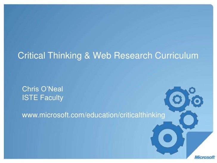 The critical thinking community picture